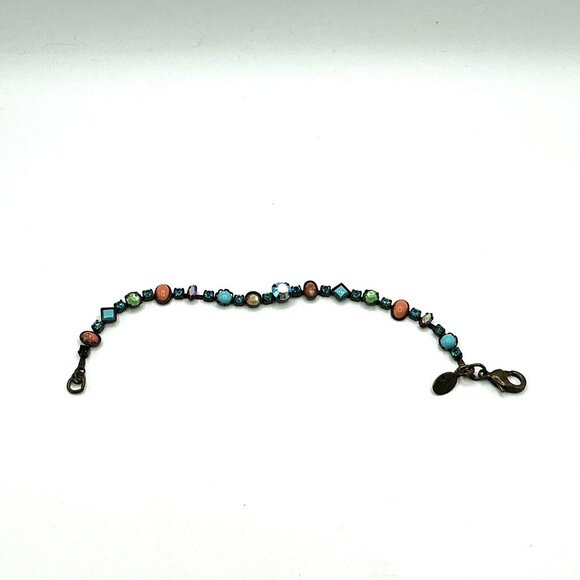 Sorrelli Multicolor Beaded Bracelet With Clasp missing a stone - Picture 3 of 6